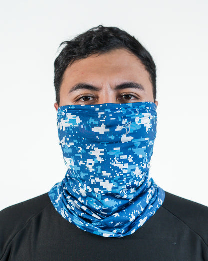 Blue DigiCamo Neck Gaiter