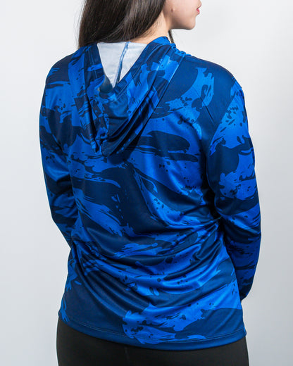 Deep Blue Camo Performance Shirt