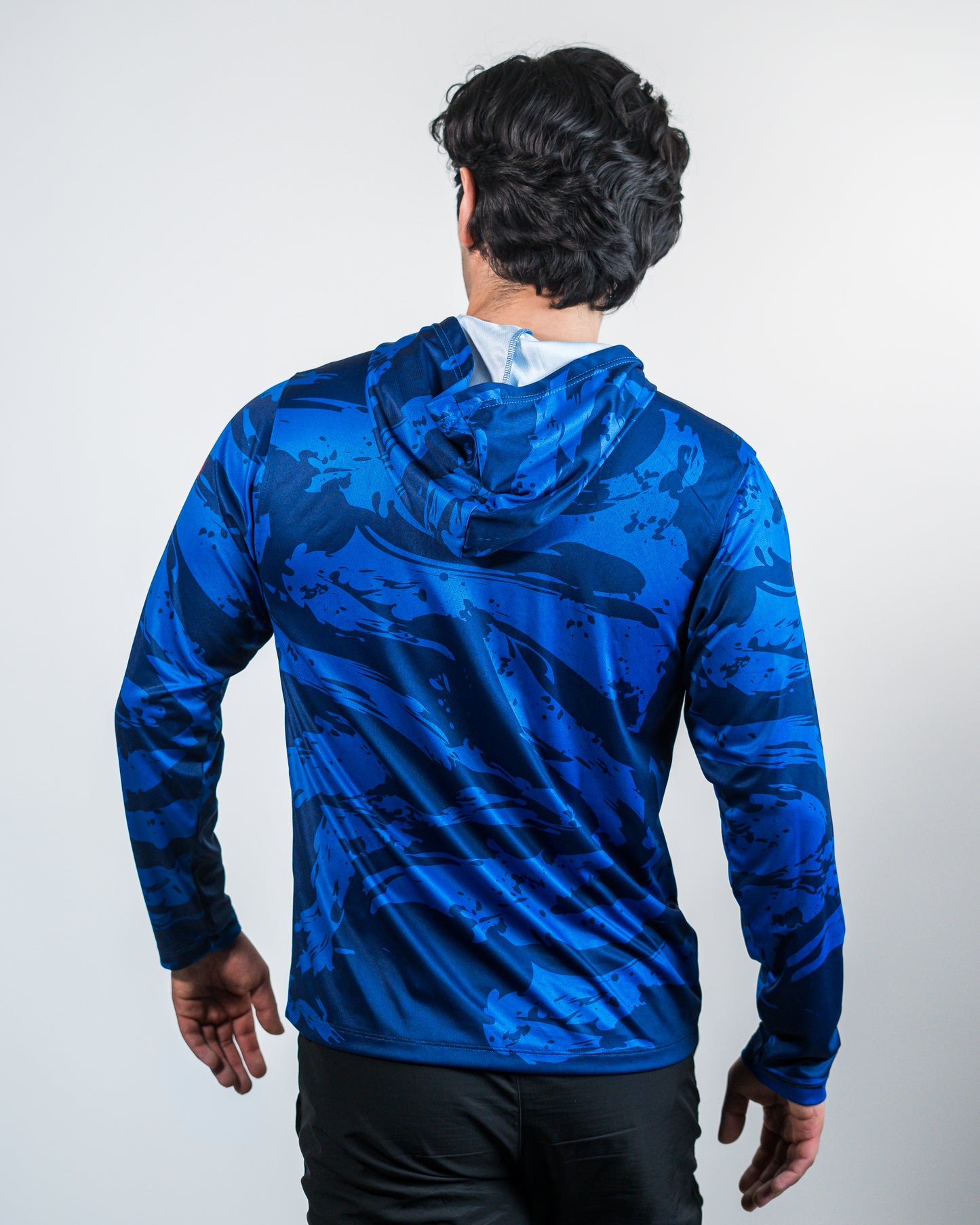 Deep Blue Camo Performance Shirt